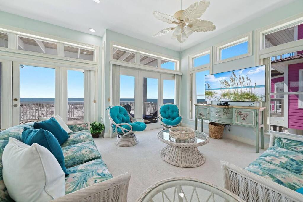 Oceanfront/Zero Steps To Beach/Views/4Br Gulf Shores Exterior photo