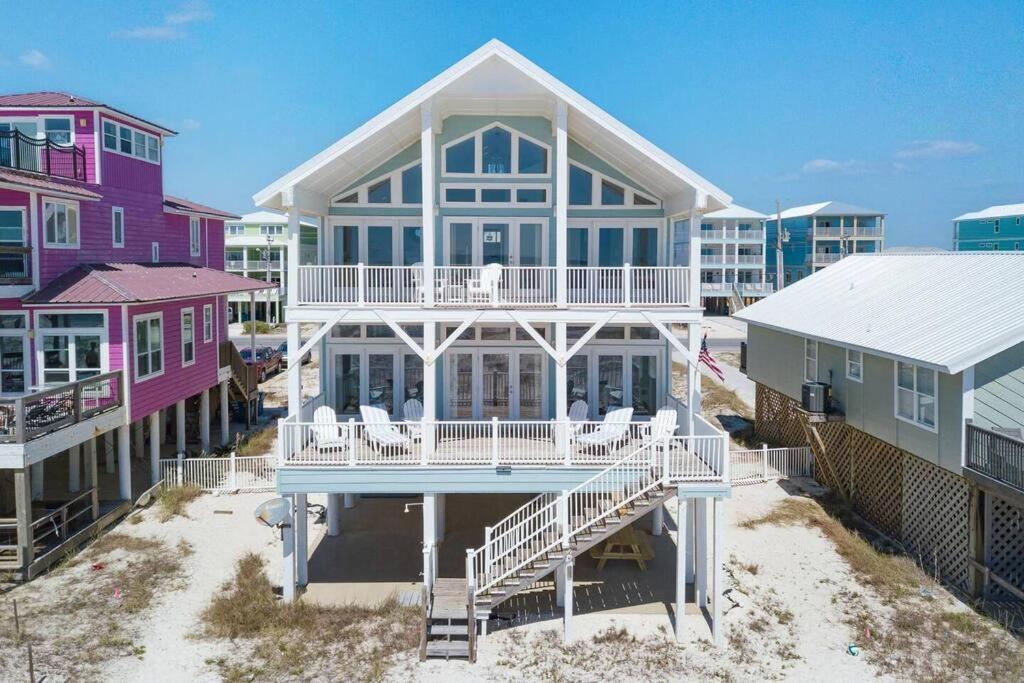Oceanfront/Zero Steps To Beach/Views/4Br Gulf Shores Exterior photo