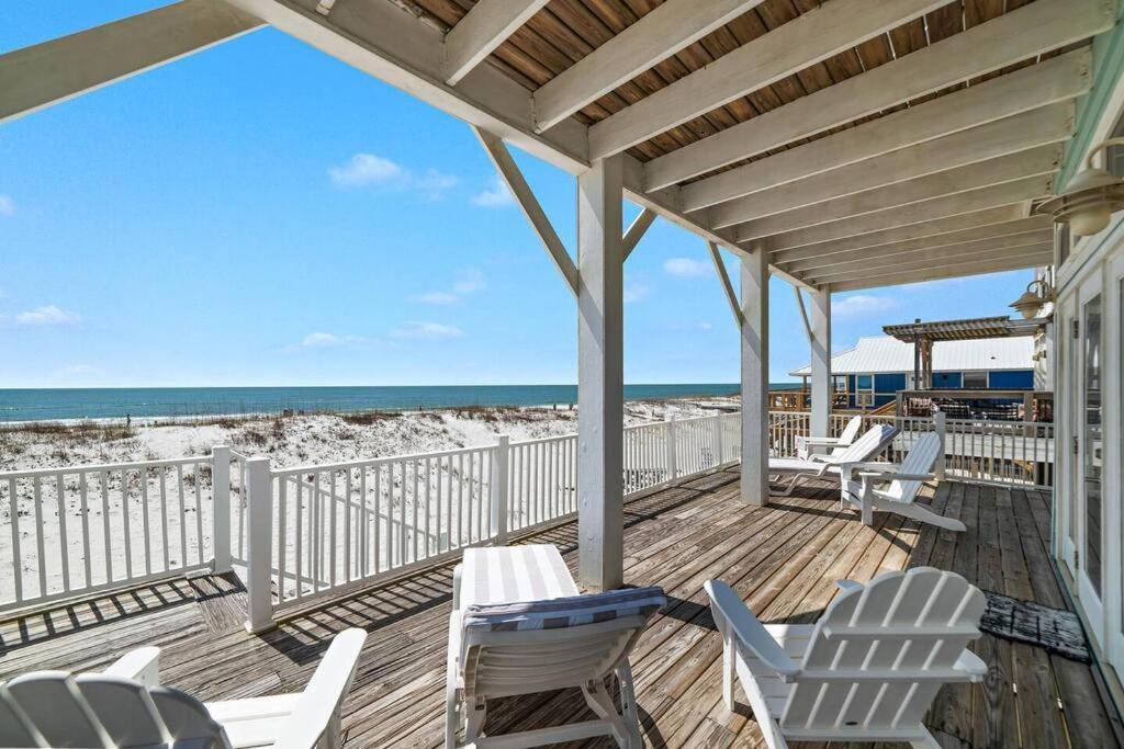 Oceanfront/Zero Steps To Beach/Views/4Br Gulf Shores Exterior photo